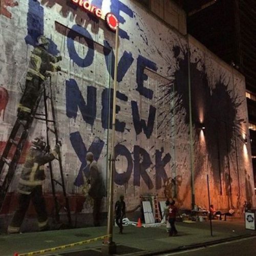 Tribute 9/11 Mural In NY – MR BRAINWASH