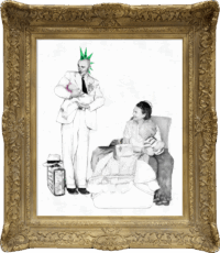 Forever Rad Dad - Framed Oil On Canvas
