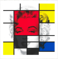 Mondrian Marilyn - Archival Paper