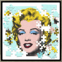 PUZZLE MARILYN - FRAMED CANVAS