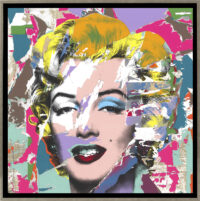 Teardown Marilyn - Framed Canvas