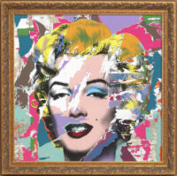 Teardown Marilyn - Oil on Framed Canvas